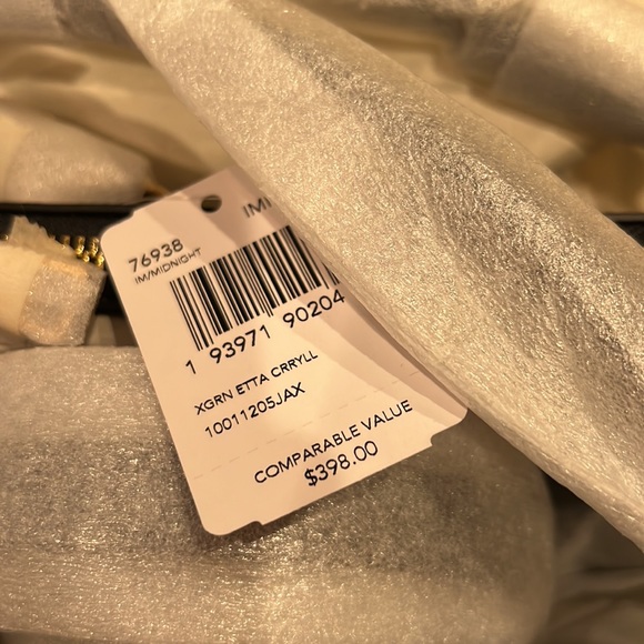 Navy Etta carryall purse Coach nwt retail $398 - Picture 3 of 5